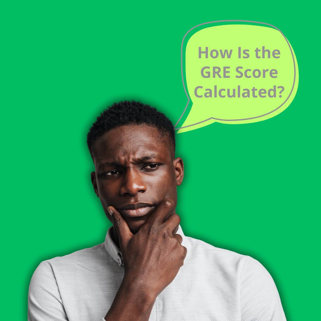 Man wondering "How Is the GRE Score Calculated?", which would be easier to ace with the Brujo Method's GRE preparation course